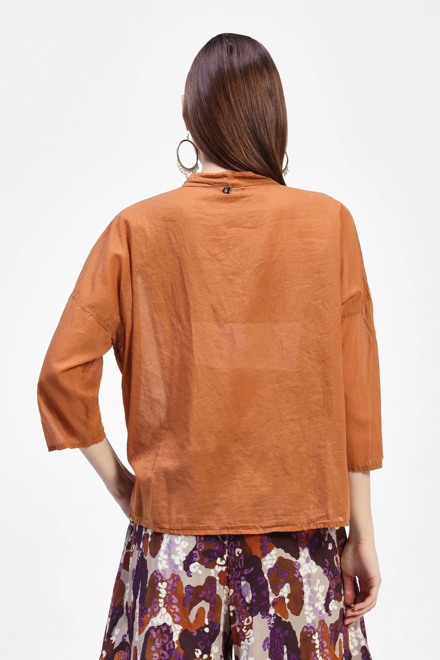 Camisa con Botones y Mangas 3/4 DIXIE A2311 - Imagen 2