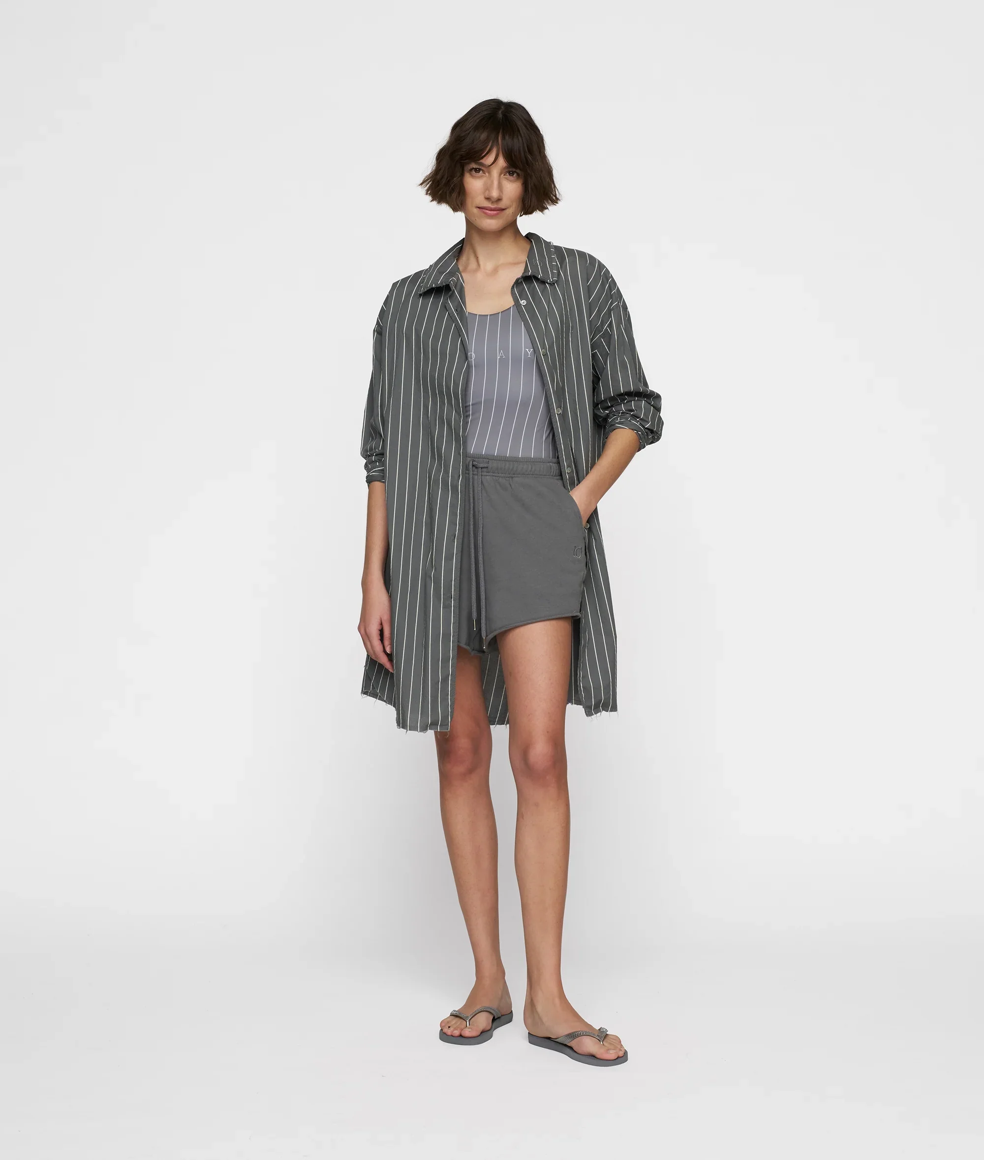 Blusa de Voile a Rayas 10DAYS A2106