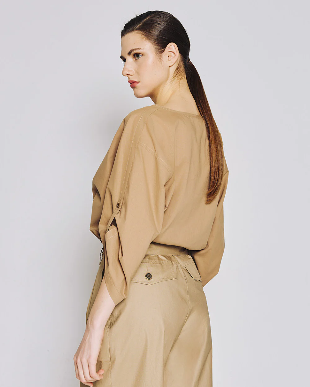 Blusa con Mangas Remangadas ACCESS A2098 - Imagen 4