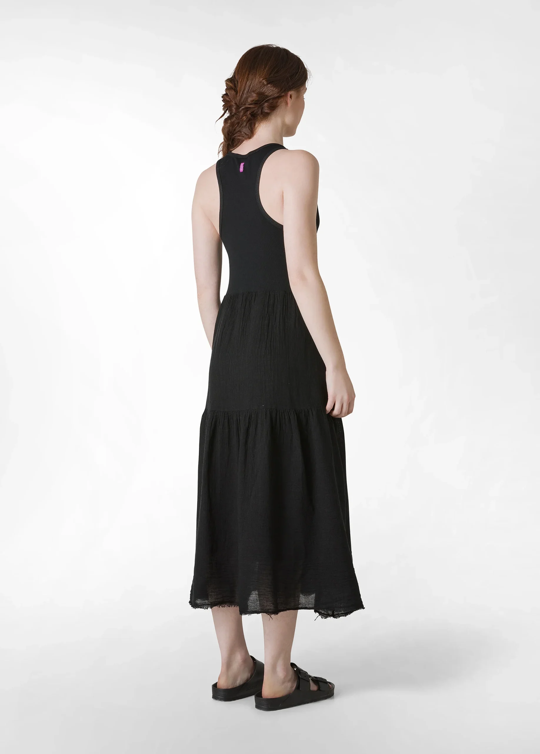 Vestido Volantes Algodón y Lino DEHA A3488 - Imagen 3