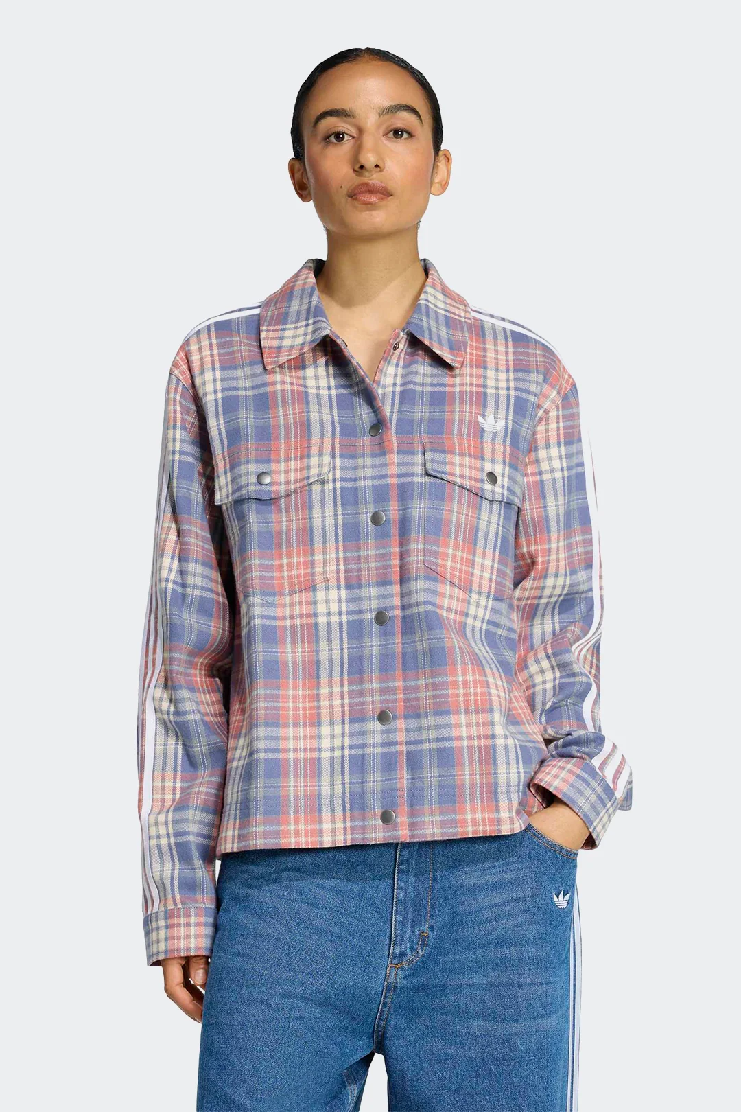 ADIDAS CAMISA CHECK - MUJER A3547 - Imagen 2